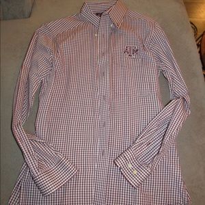 Texas a&m long sleeve polo